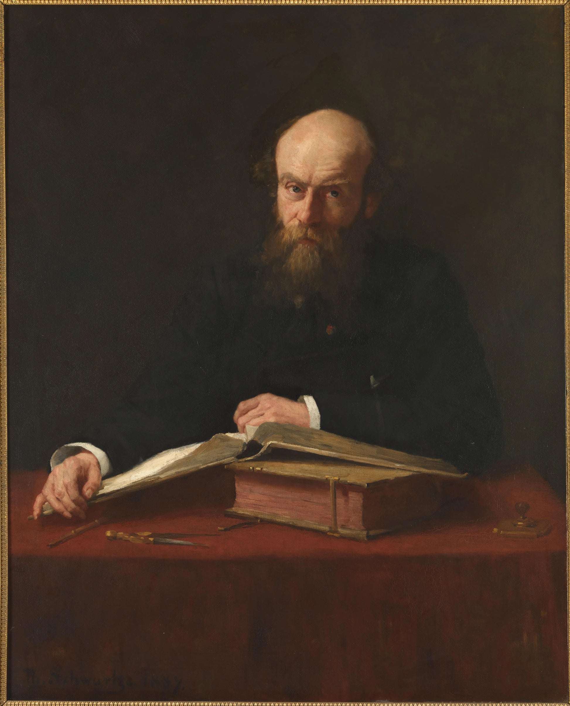 Portret van Dr. P.J.H. Cuypers (1827-1921) – Thérèse Schwartze Vintage Self-Portrait Art Print | Wall Art Poster