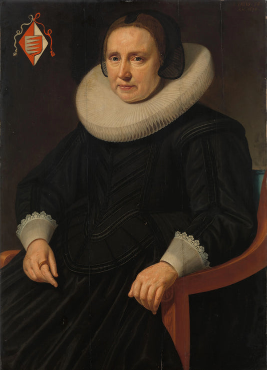 Portrait of Sara Sweerts de Weert, second Wife of Antonius Antonides van der Linden – Hendrik Meerman Vintage Portrait Art Print | Wall Art Poster