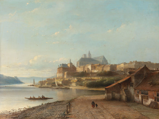 Rhine Fantasy – Kasparus Karsen (mentioned on object) Vintage Landscape Art Print | Wall Art Poster