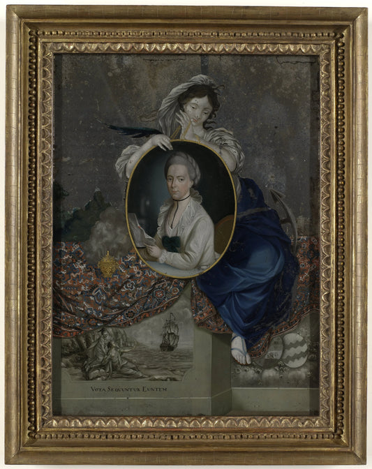 Portrait of Catharina van Braam Houckgeest – anoniem Vintage Portrait Art Print | Wall Art Poster