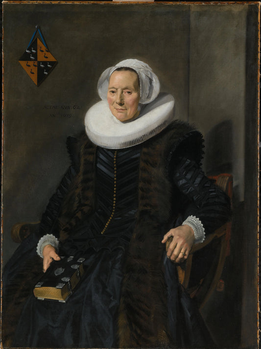Portrait of Maritge Claesdr Vooght – Frans Hals Vintage Portrait Art Print | Wall Art Poster