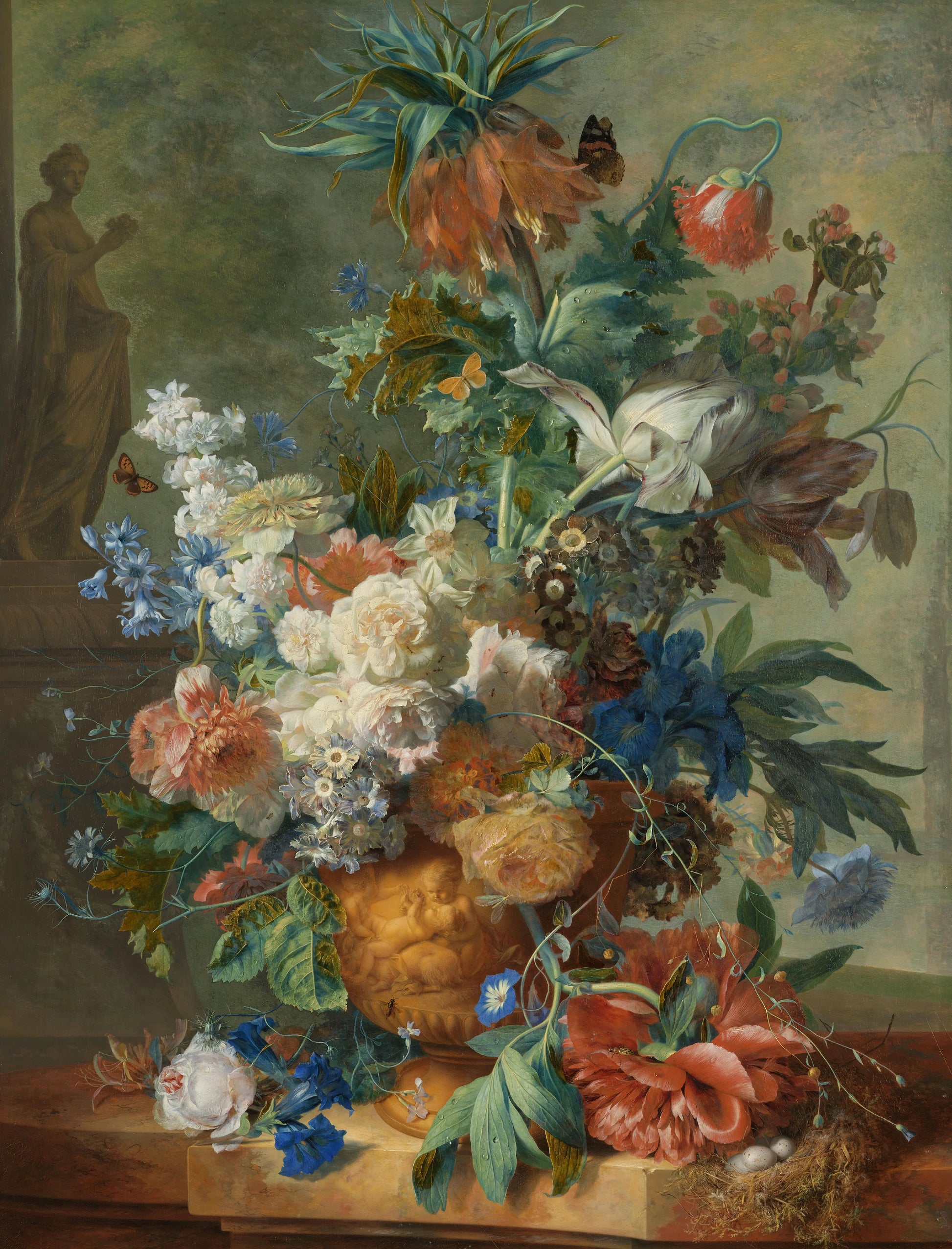 Still Life with Flowers – Jan van Huysum Vintage Landscape Art Print | Wall Art Poster