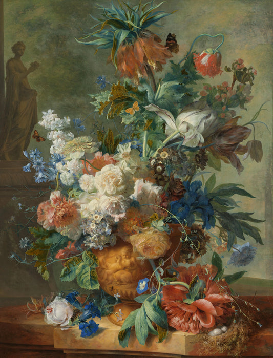 Still Life with Flowers – Jan van Huysum Vintage Landscape Art Print | Wall Art Poster