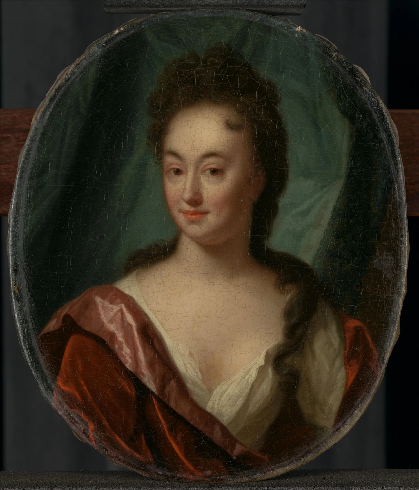 Miss van Gool, lady companion of Clara van Citters – Godfried Schalcken Vintage Portrait Art Print | Wall Art Poster