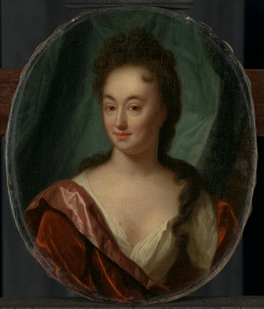 Miss van Gool, lady companion of Clara van Citters – Godfried Schalcken Vintage Portrait Art Print | Wall Art Poster