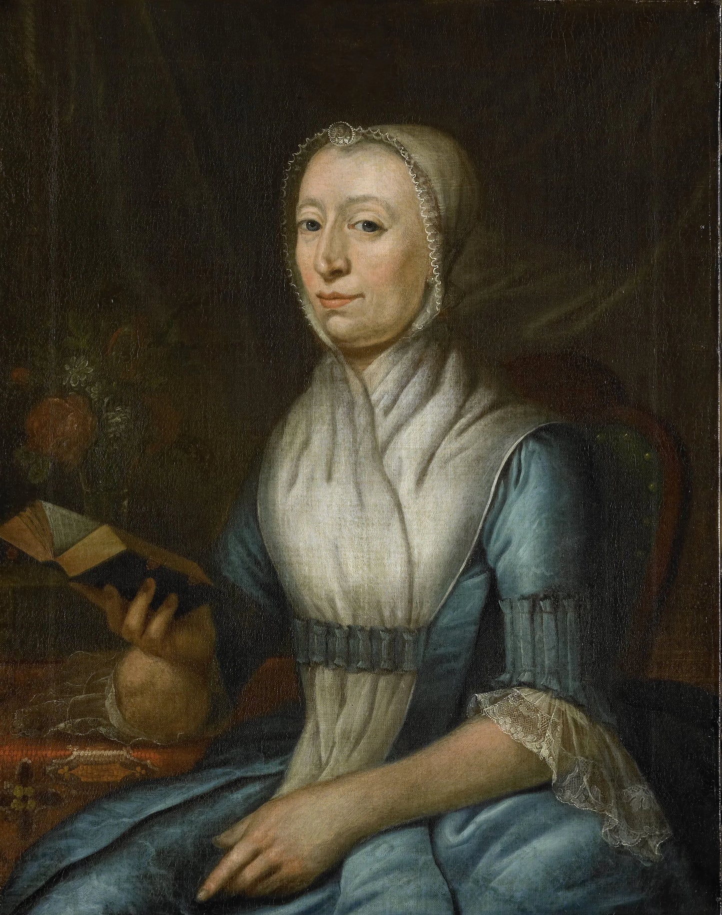 Portrait of Eva Goudriaan-de Veer – Cornelis van Cuylenburgh (II) Vintage Portrait Art Print | Wall Art Poster