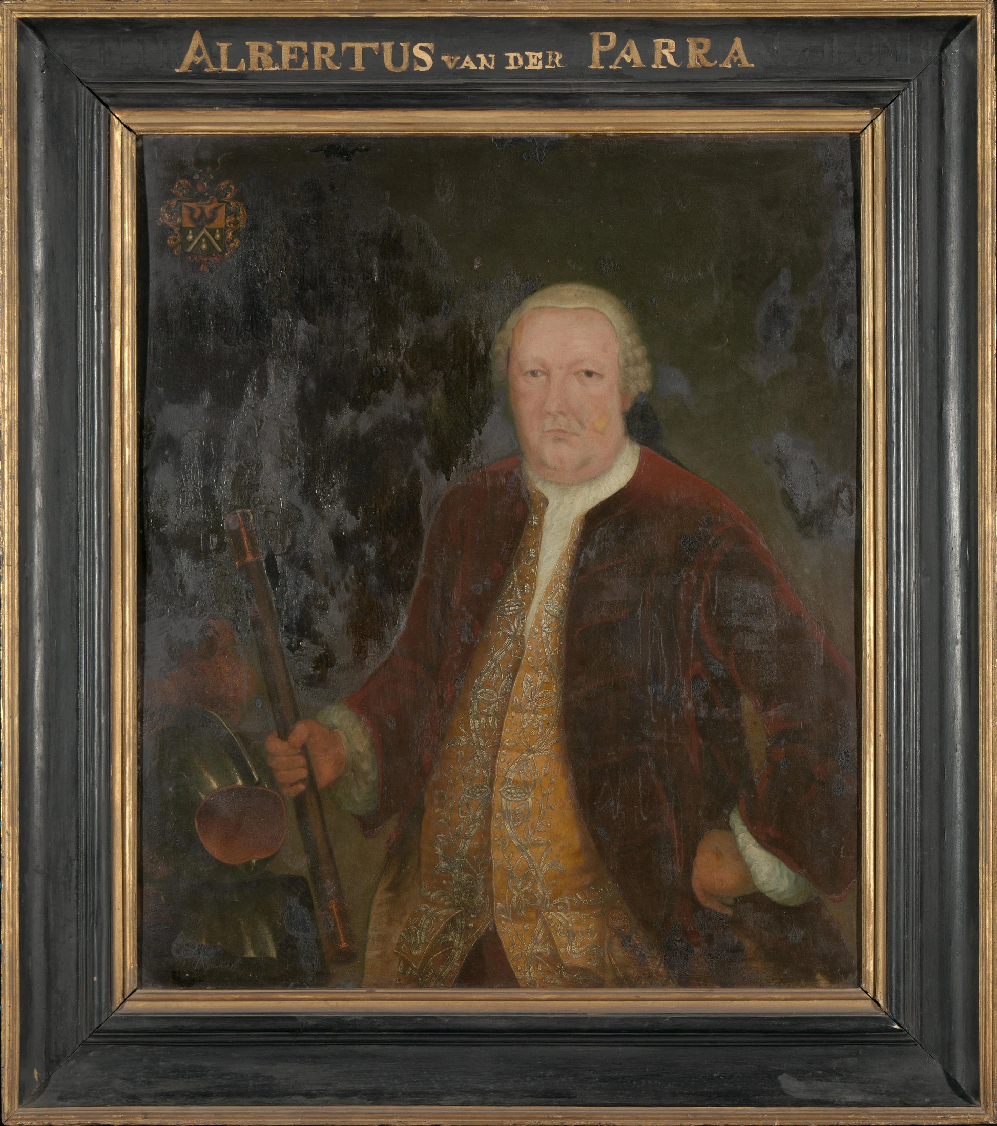 Portrait of Petrus Albertus van der Parra, Governor-General of the Dutch East India Company – anonymous Vintage Portrait Art Print | Wall Art Poster