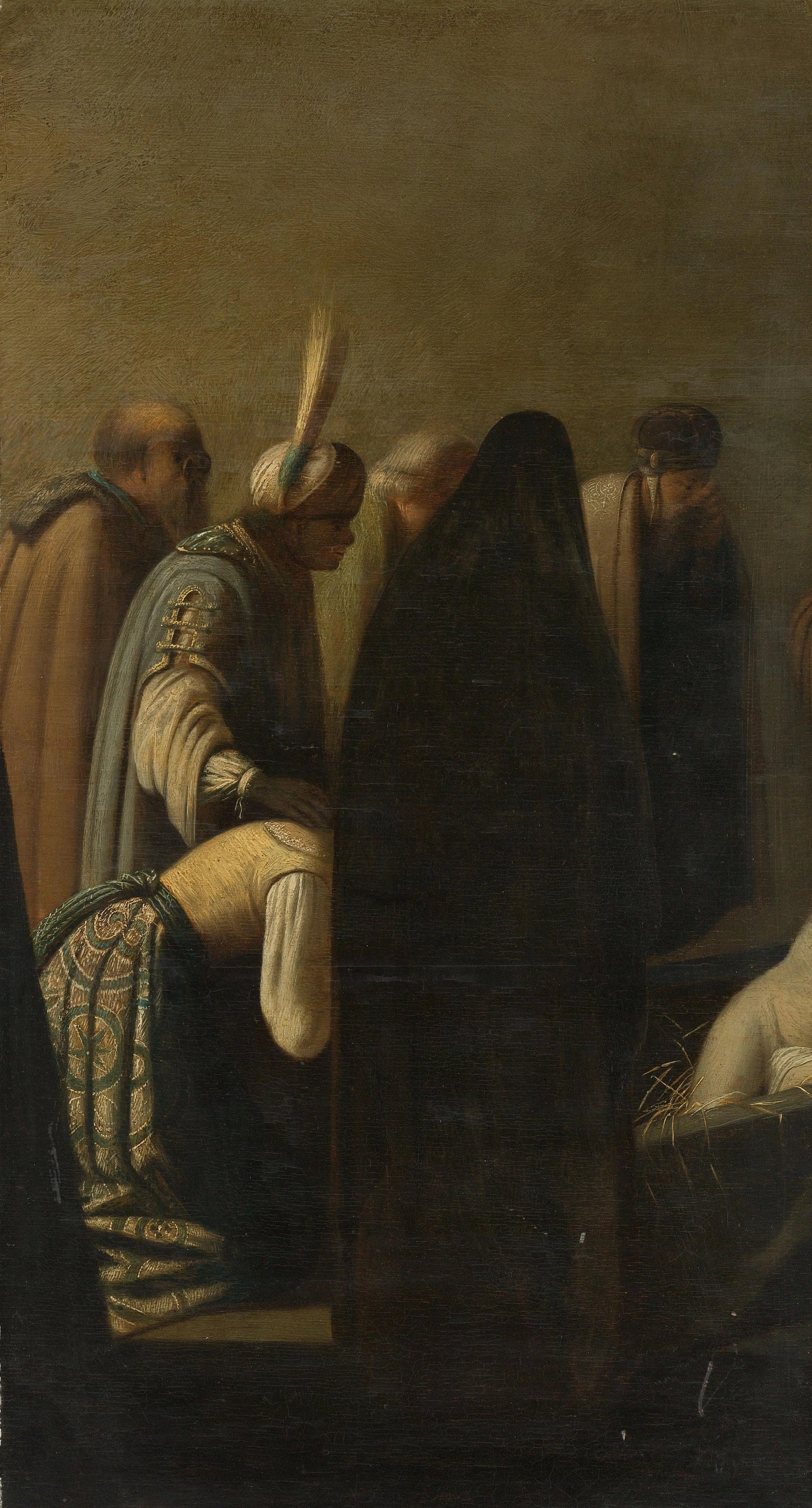 The raising of Lazarus – school of Rembrandt van Rijn Vintage Art Print | Wall Art Poster