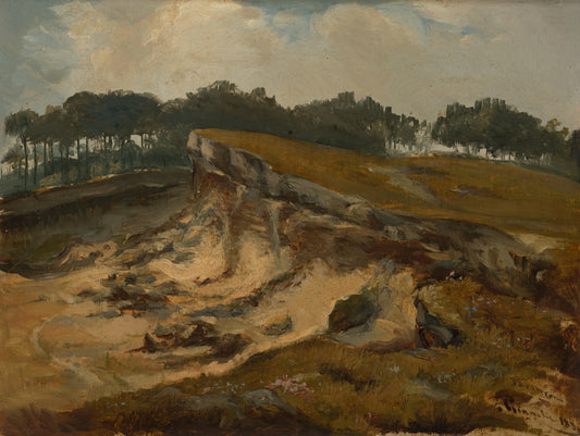 Sand Excavation – Johannes Tavenraat Vintage Landscape Art Print | Wall Art Poster