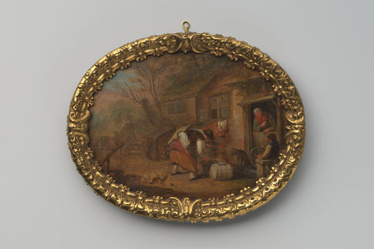 The Street Seller – manner of Cornelis Dusart Vintage Street Scene Art Print | Wall Art Poster