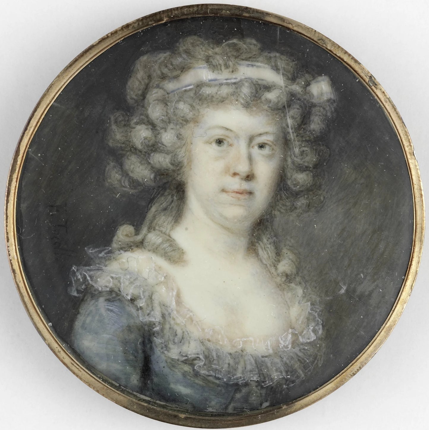 Portret van een vrouw – Francesco Tozelli Vintage Portrait Art Print | Wall Art Poster