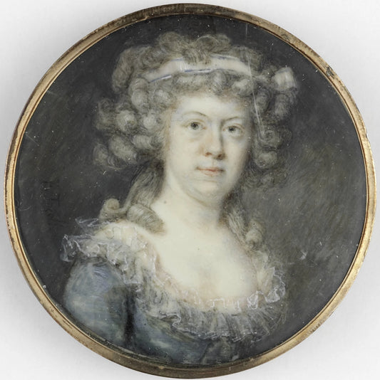 Portret van een vrouw – Francesco Tozelli Vintage Portrait Art Print | Wall Art Poster