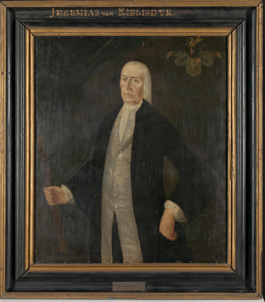 Portrait of Jeremias van Riemsdijk, Governor-General of the Dutch East India Company – toegeschreven aan Franciscus Josephus Fricot Vintage Portrait Art Print | Wall Art Poster