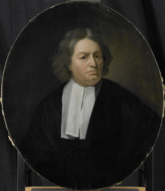 Portrait of Jan van der Burgh, Director of the Rotterdam Chamber of the Dutch East India Company, elected 1649 – Pieter van der Werff Vintage Portrait Art Print | Wall Art Poster