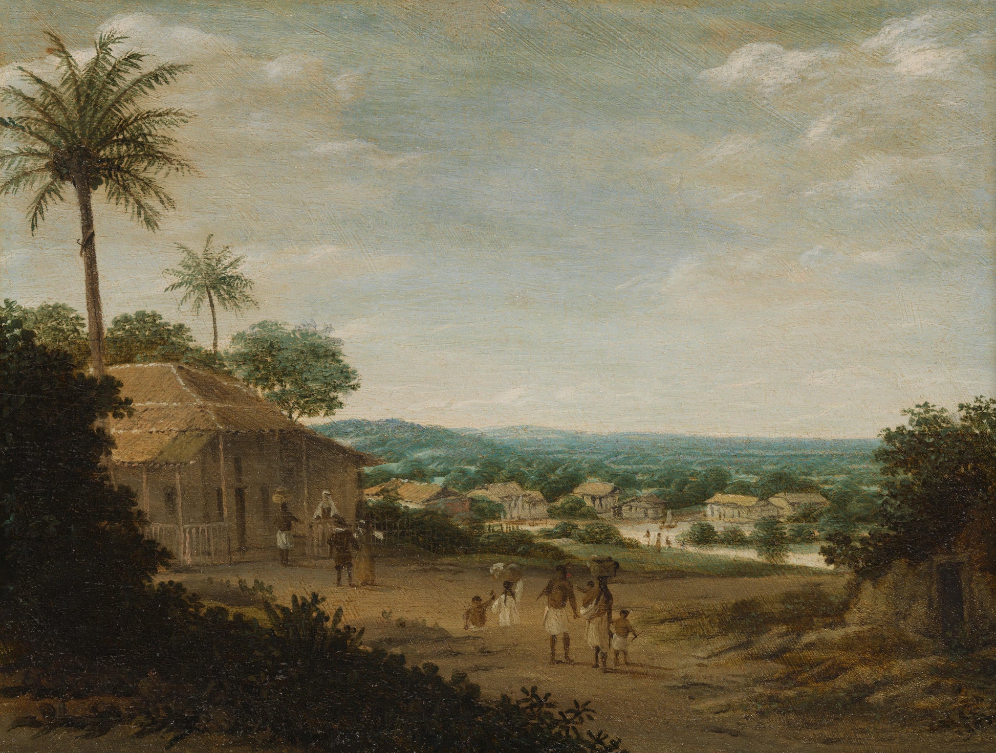 Brazilian Village – Frans Jansz. Post Vintage Landscape Art Print | Wall Art Poster