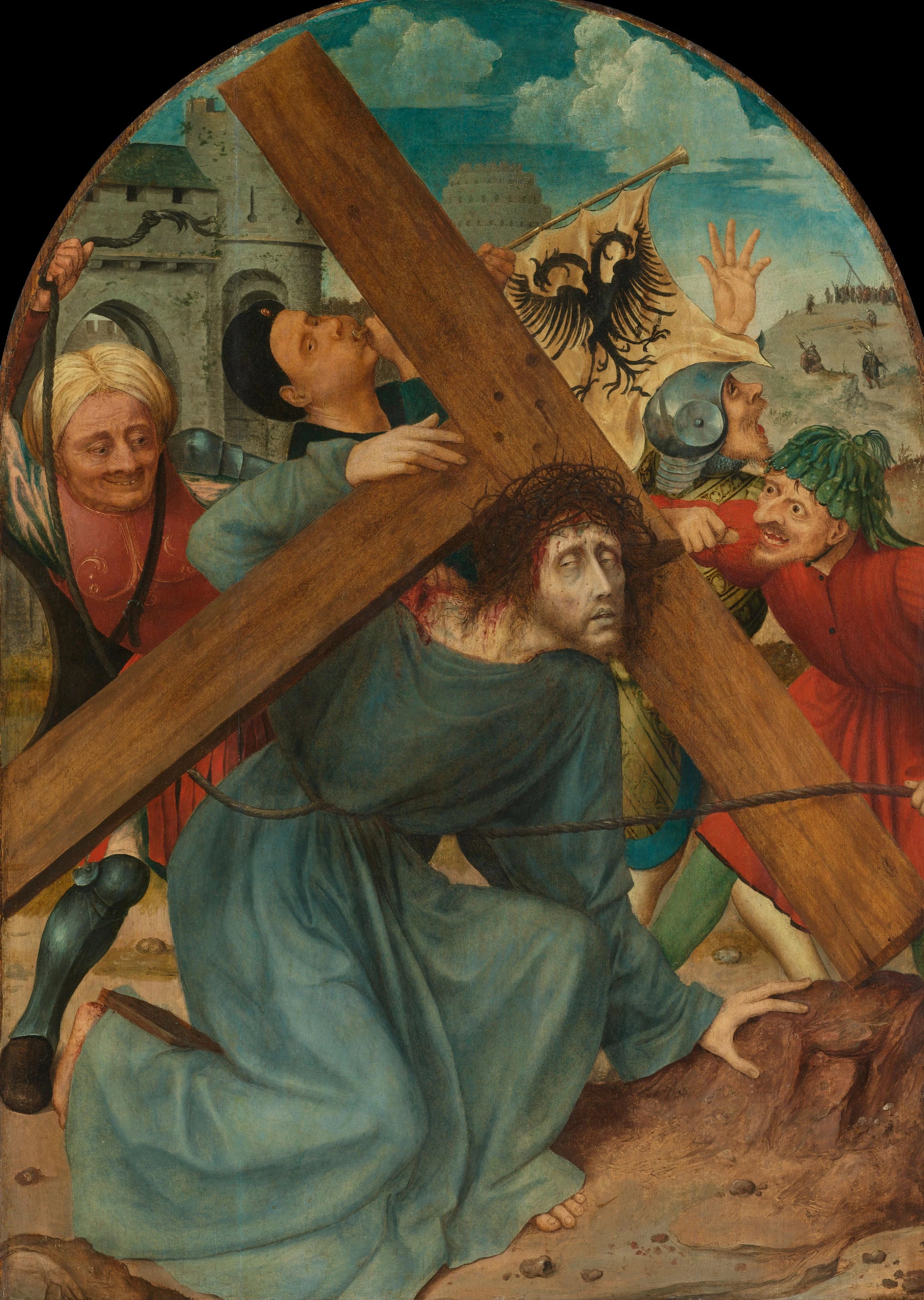Christ Carrying the Cross – Quinten Massijs (I) Vintage Art Print | Wall Art Poster