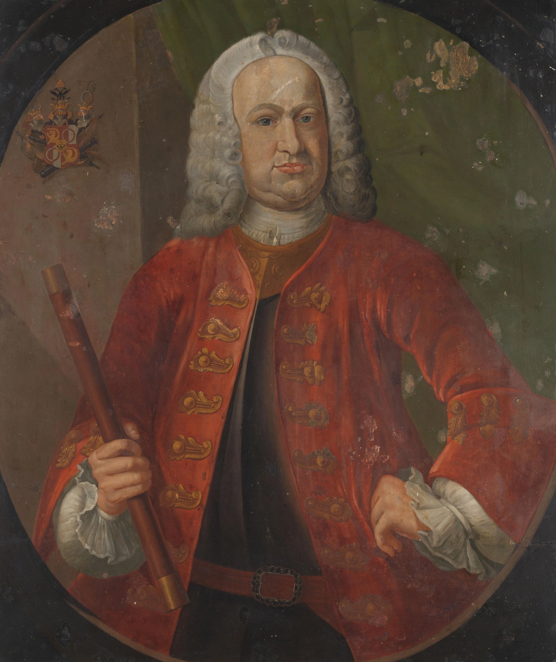 Portrait of Gustaaf Willem, Baron van Imhoff, Governor-General of the Dutch East India Company – anonymous Vintage Portrait Art Print | Wall Art Poster