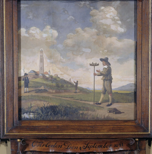 Portrait of a Surveyor (Andries van der Wal) – anoniem Vintage Portrait Art Print | Wall Art Poster