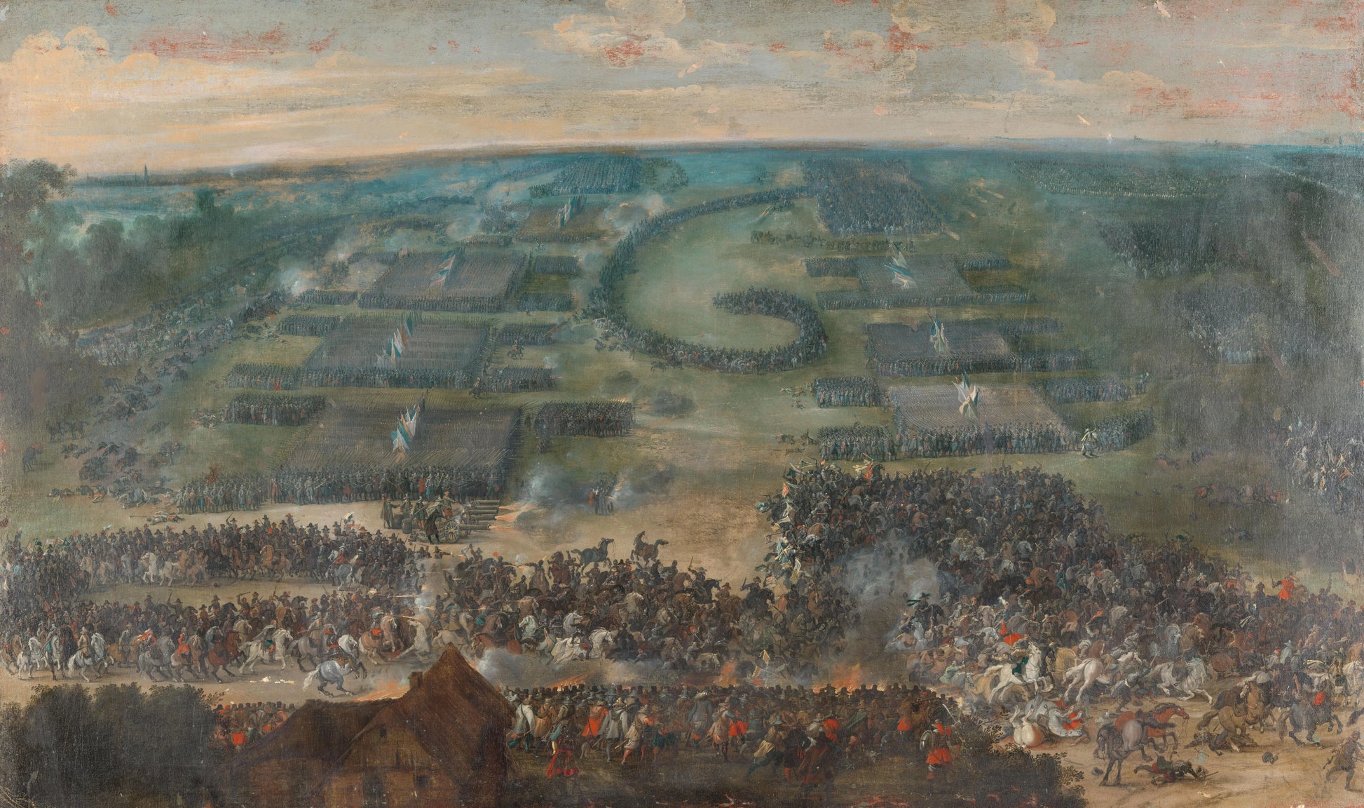 The Battle of Fleurus, 1622 – Peeter Snayers Vintage Landscape Art Print | Wall Art Poster