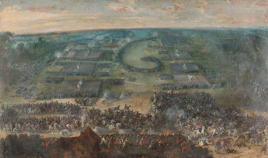 The Battle of Fleurus, 1622 – Peeter Snayers Vintage Landscape Art Print | Wall Art Poster