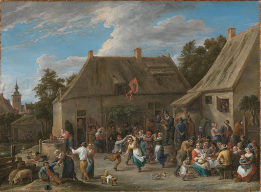 Peasant Kermis – David Teniers (II) Vintage Art Print | Wall Art Poster