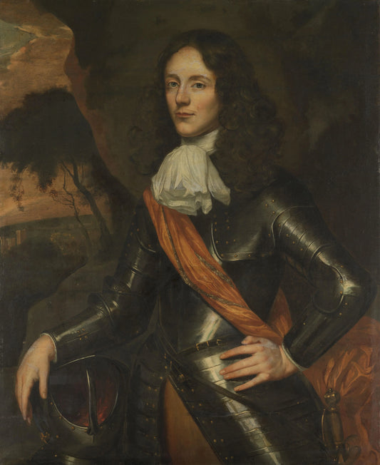 Portrait of James, 4th Lord Cranstoun (in or after 1643-85/88) – copy after Jan Mijtens Vintage Portrait Art Print | Wall Art Poster