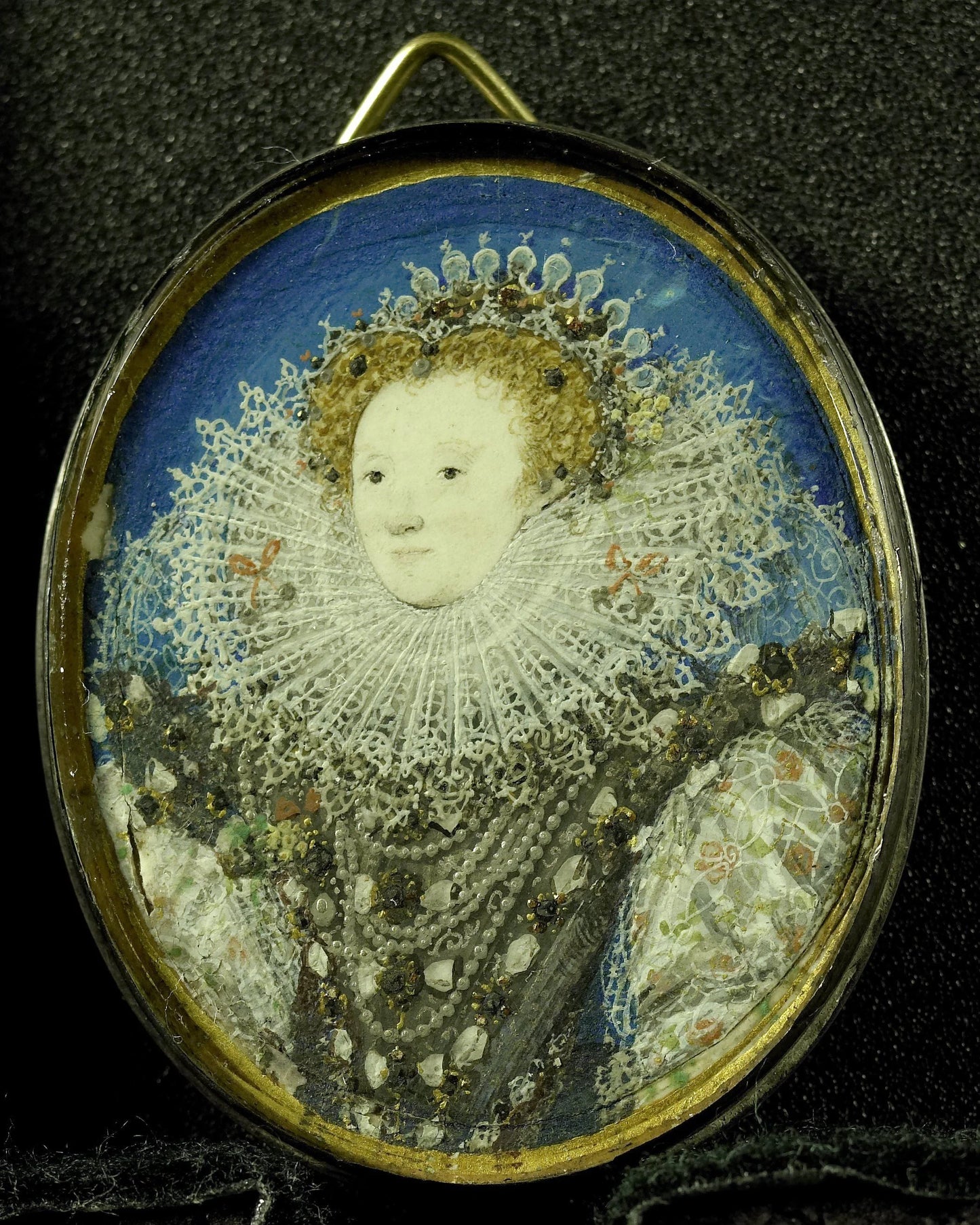 Elizabeth I (1533-1603), koningin van Engeland – Nicholas Hilliard Vintage Art Print | Wall Art Poster