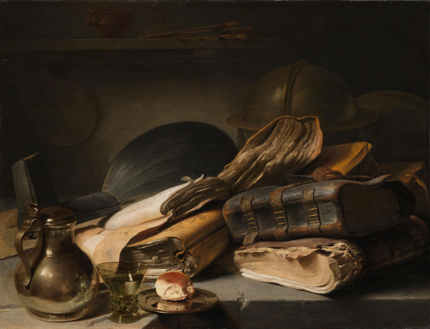 Still Life with Books – Jan Lievens Vintage Still Life Art Print | Wall Art Poster
