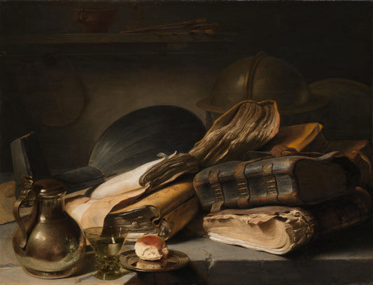 Still Life with Books – Jan Lievens Vintage Still Life Art Print | Wall Art Poster