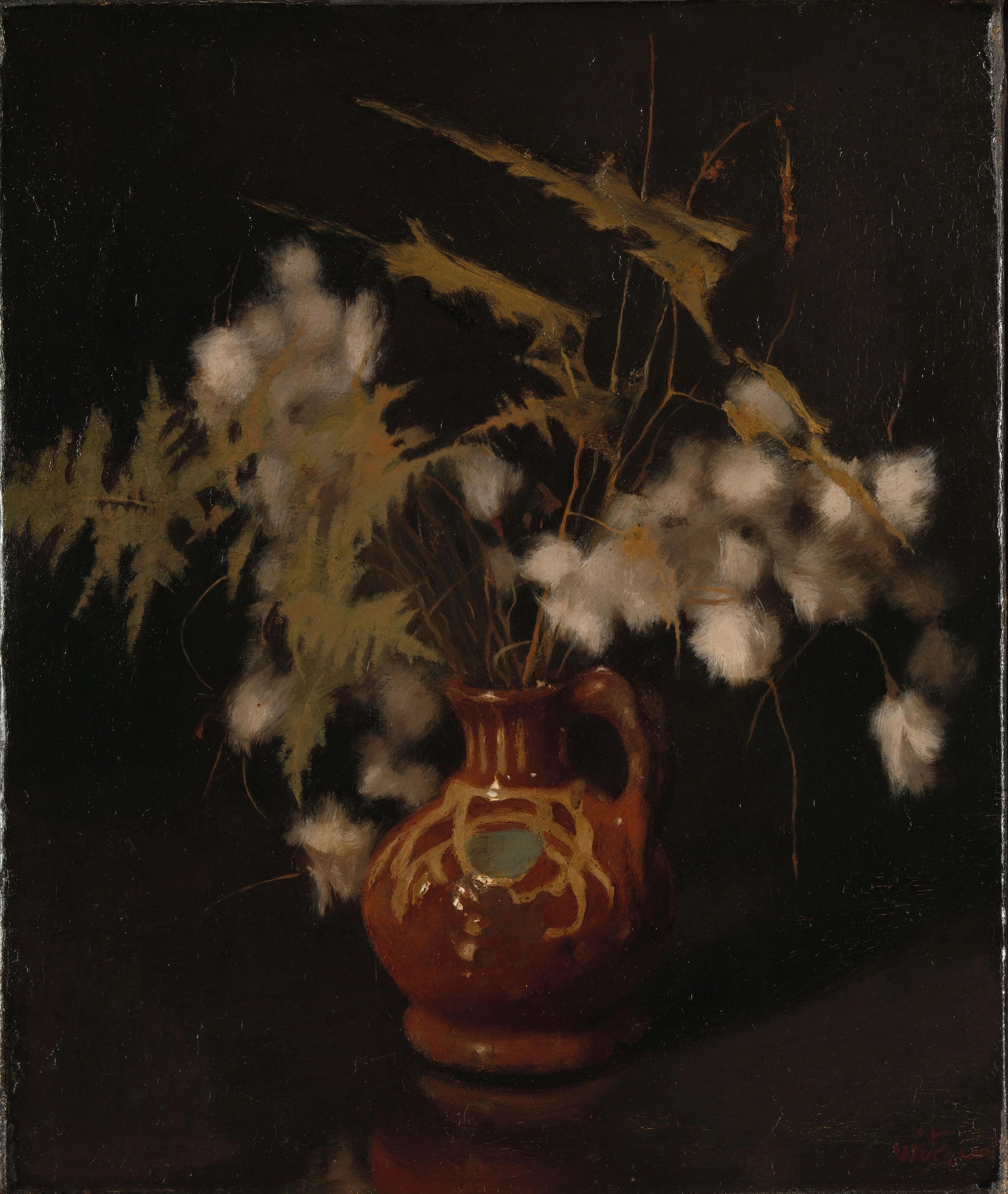 Fluffy Flowers in a Jug – Willem Witsen Vintage Landscape Art Print | Wall Art Poster