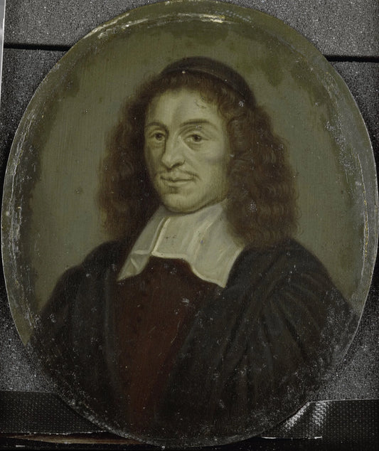 Portrait of Alexander Morus, Professor at Amsterdam – Arnoud van Halen Vintage Portrait Art Print | Wall Art Poster