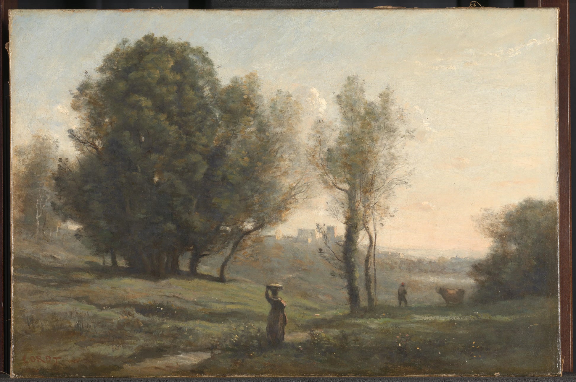 Landscape – Camille Corot (mentioned on object) Vintage Landscape Art Print | Wall Art Poster