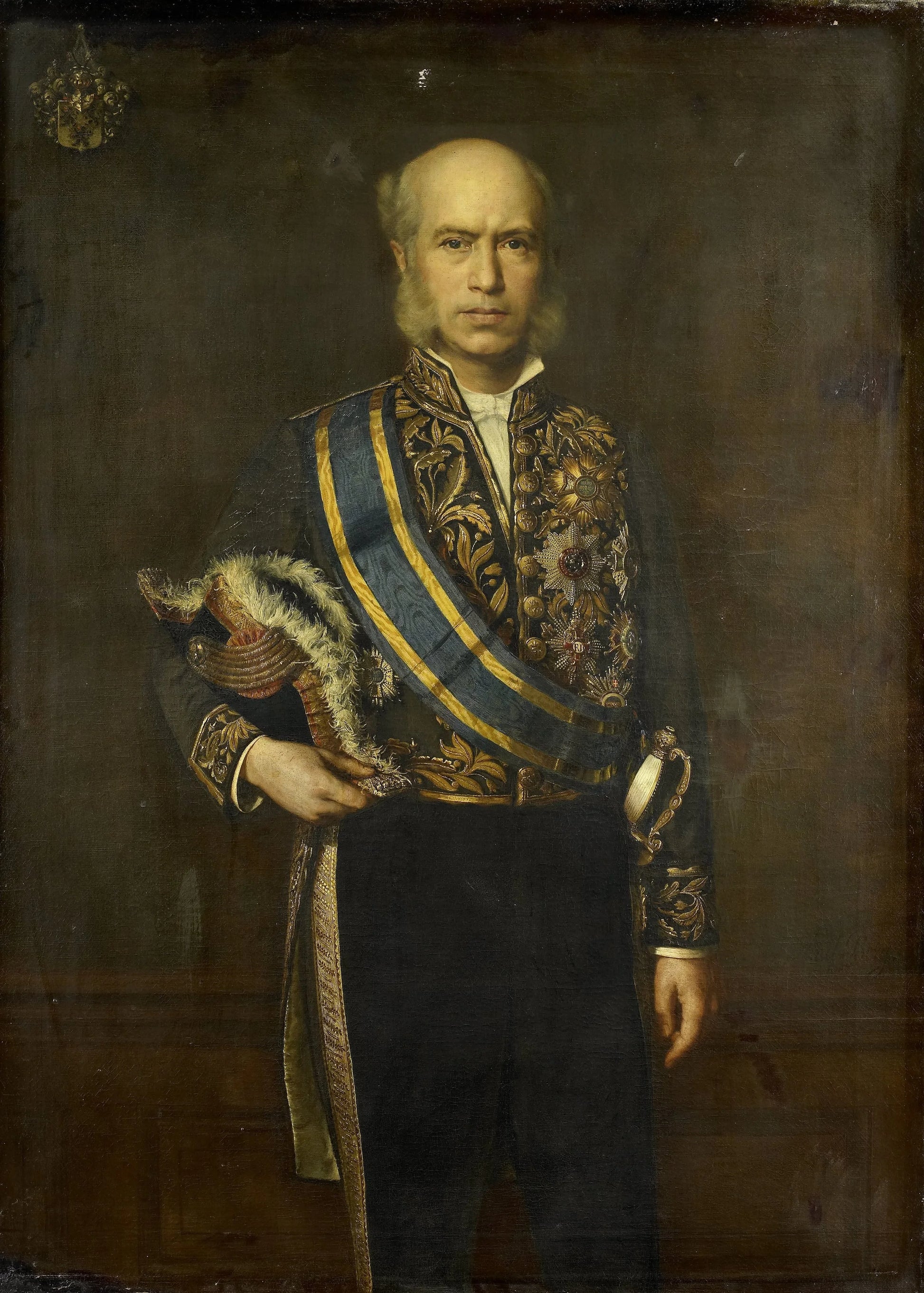 Johan Wilhelm van Lansberge (1830-1906). Gouverneur-generaal (1875-1880) – Andries van den Berg (vermeld op object) Vintage Portrait Art Print | Wall Art Poster