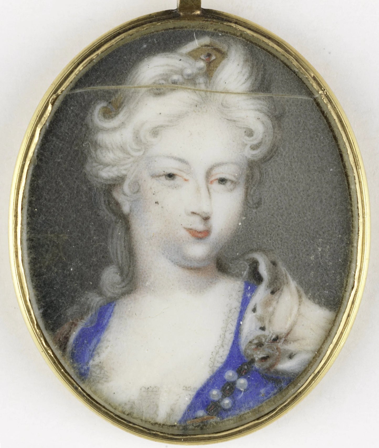 Portret van een vrouw, vermoedelijk Christiane Charlotte van Württemberg-Winnental, (1694-1729) – anonymous Vintage Art Print | Wall Art Poster