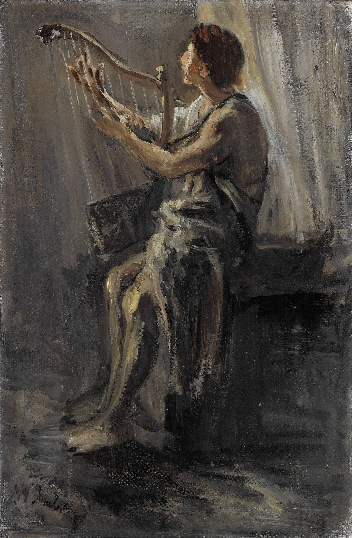 David – Jozef Israëls (vermeld op object) Vintage Art Print | Wall Art Poster