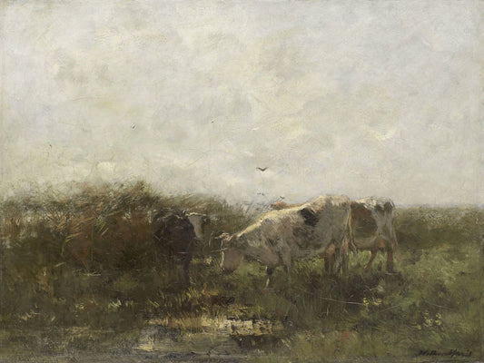 Koeien – Willem Maris Vintage Animal Study Art Print | Wall Art Poster