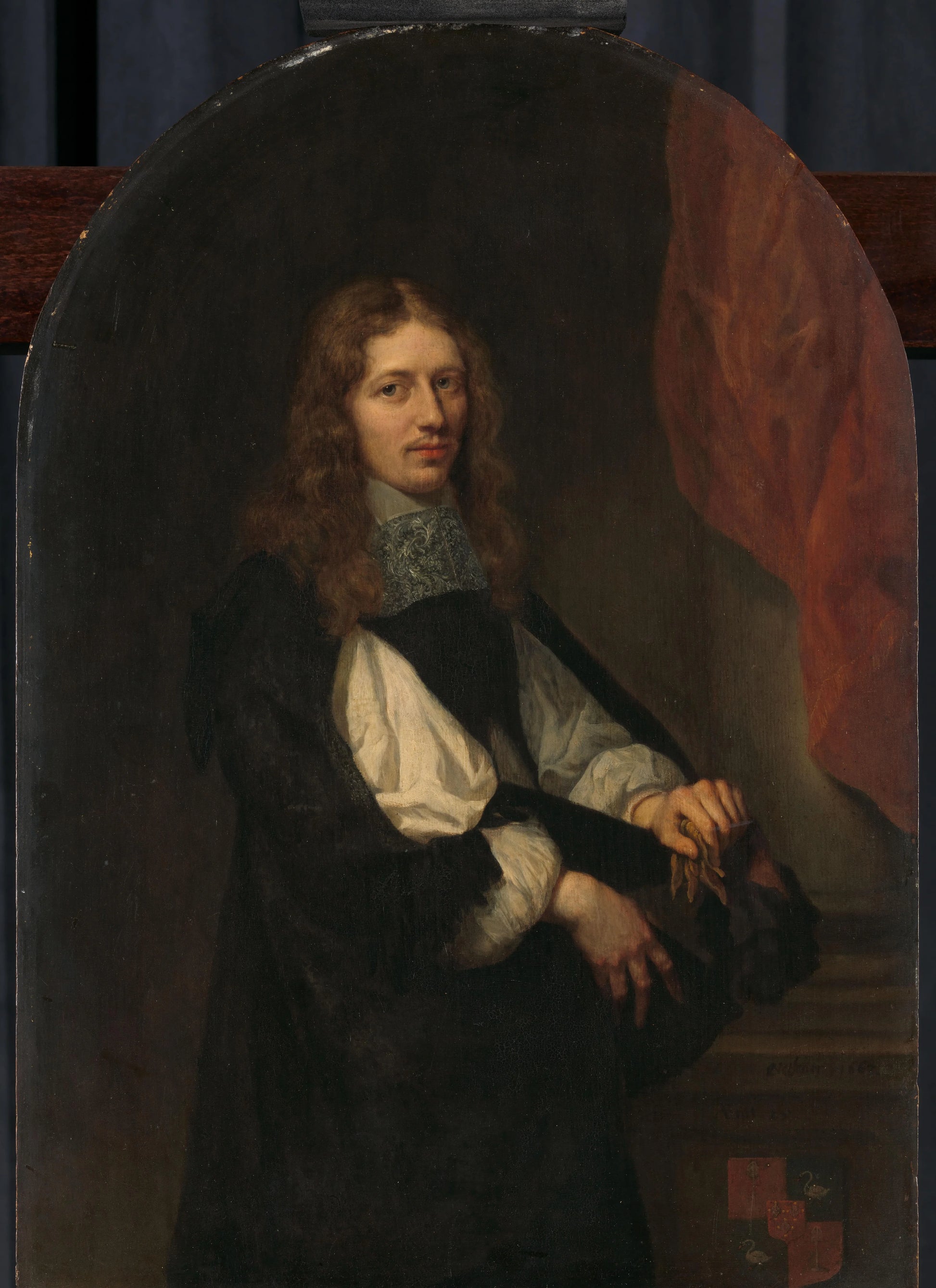 Portrait of Pieter de Graeff (1638-1707), lord of Zuid-Polsbroek, Purmerland, and Ilpendam. Alderman of Amsterdam – Caspar Netscher Vintage Portrait Art Print | Wall Art Poster