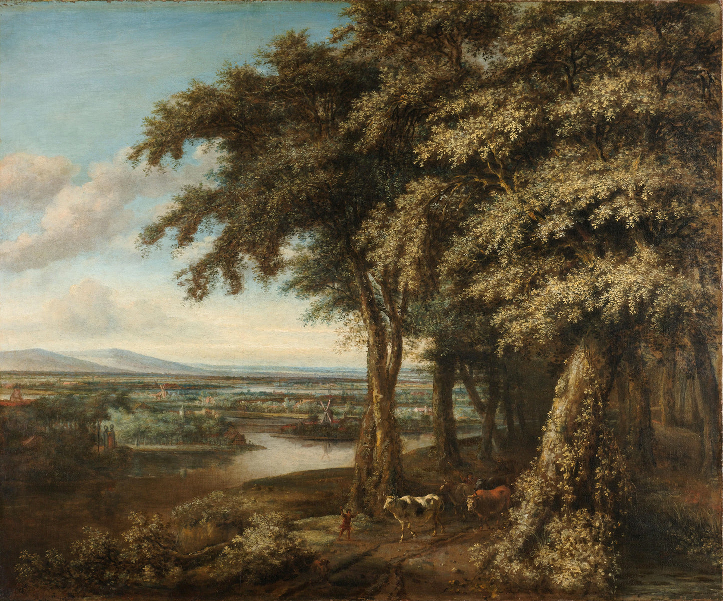 The Entrance to the Woods – Philips Koninck Vintage Landscape Art Print | Wall Art Poster