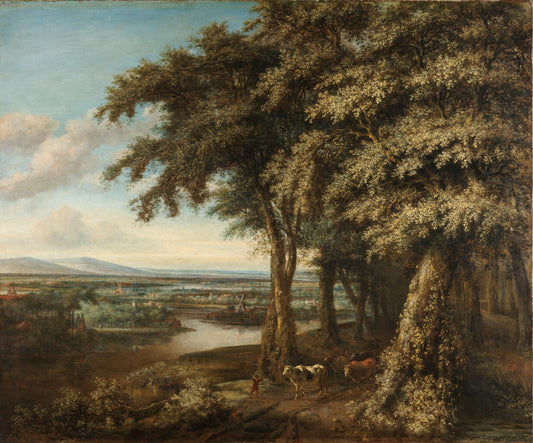 The Entrance to the Woods – Philips Koninck Vintage Landscape Art Print | Wall Art Poster