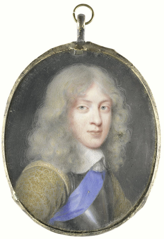 Jacobus II (1633-1701), de latere koning van Engeland, op jeugdige leeftijd – toegeschreven aan Louis du Guernier (I) Vintage Art Print | Wall Art Poster