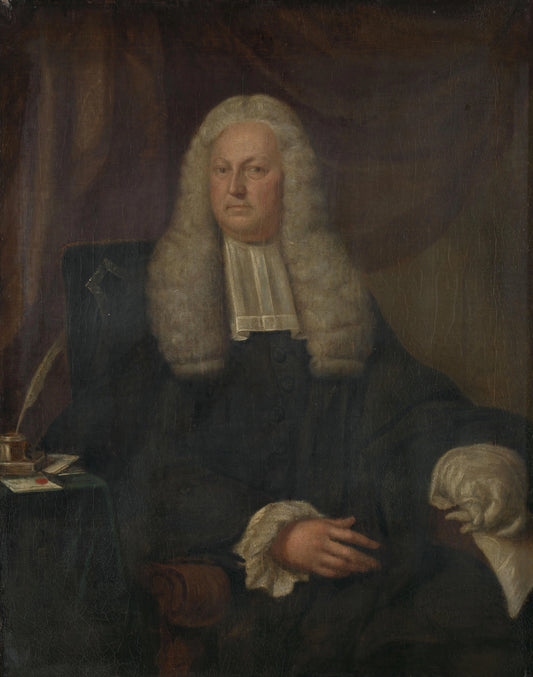 Portrait of Harmen Hendrik van de Poll, Burgomaster of Amsterdam – Hendrik Pothoven Vintage Portrait Art Print | Wall Art Poster