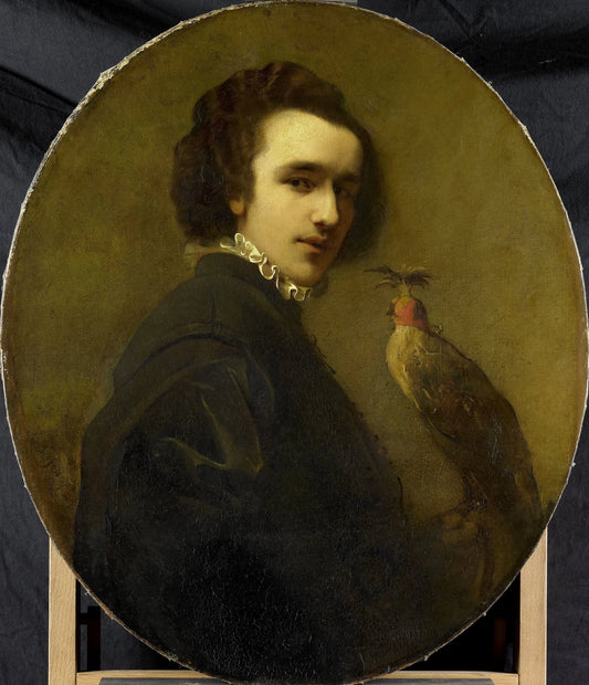 The Falconer – Christoffel Bisschop Vintage Bird Study Art Print | Wall Art Poster
