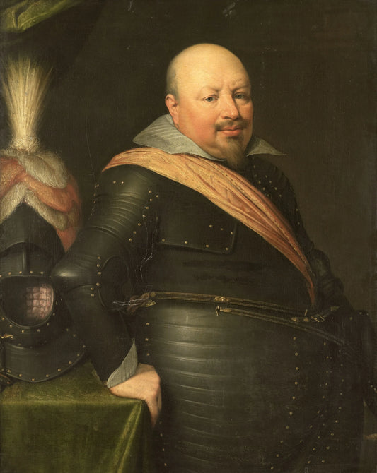 Portrait of Nicolaas Schmelzing (1561-1629) – atelier van Jan Antonisz. van Ravesteyn Vintage Portrait Art Print | Wall Art Poster