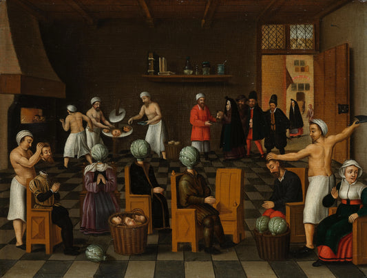 The Legend of the Baker of Eekloo – kopie naar Cornelis van Dalem Vintage Art Print | Wall Art Poster