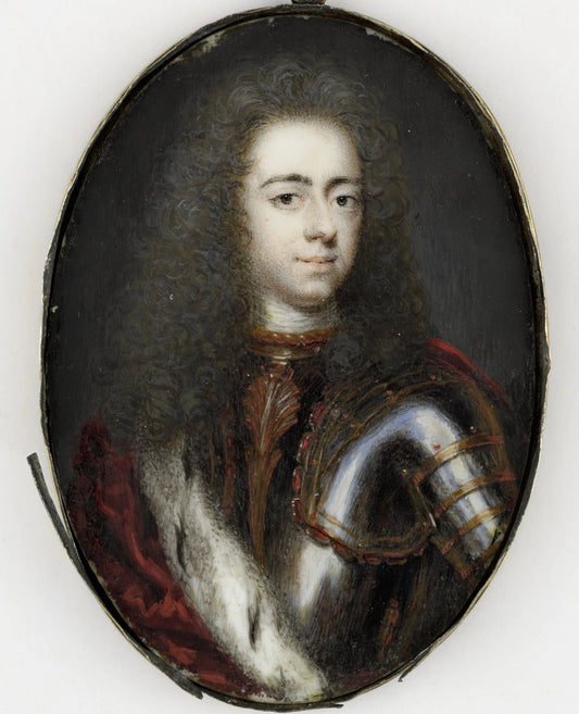Johan Willem Friso (1687-1711), prins van Oranje-Nassau – toegeschreven aan Jacob Christof Le Blon Vintage Art Print | Wall Art Poster
