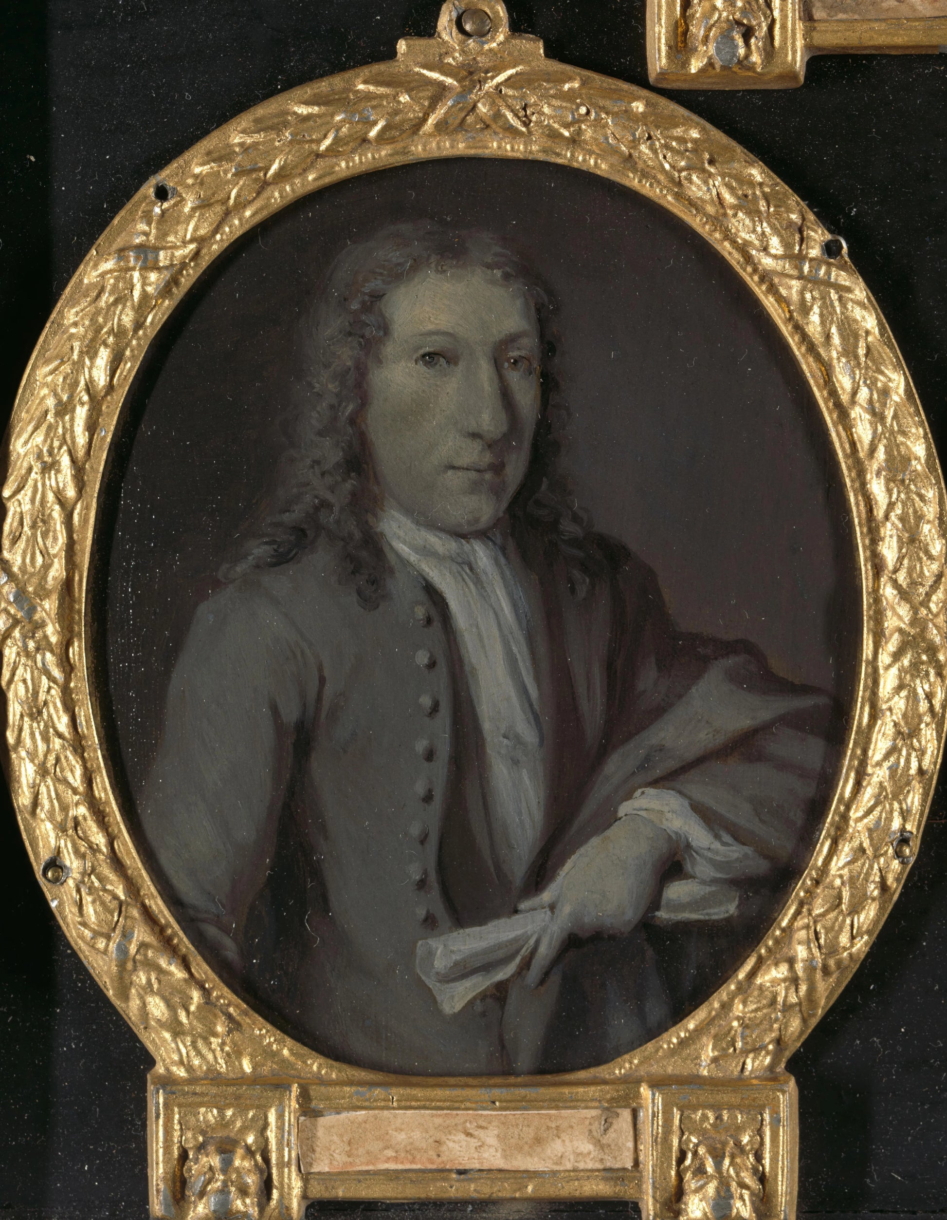 Portrait of Gijsbert Tijssens (1693-1732), Playwright in Amsterdam – Jan Maurits Quinkhard Vintage Portrait Art Print | Wall Art Poster