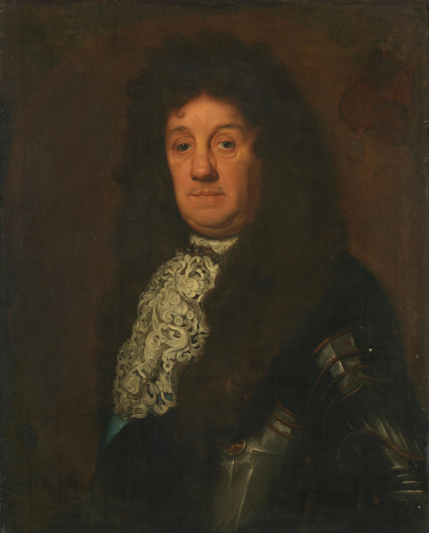 Portrait of Cornelis Tromp (1629-91), vice-admiral of Holland and West Friesland – David van der Plas Vintage Portrait Art Print | Wall Art Poster