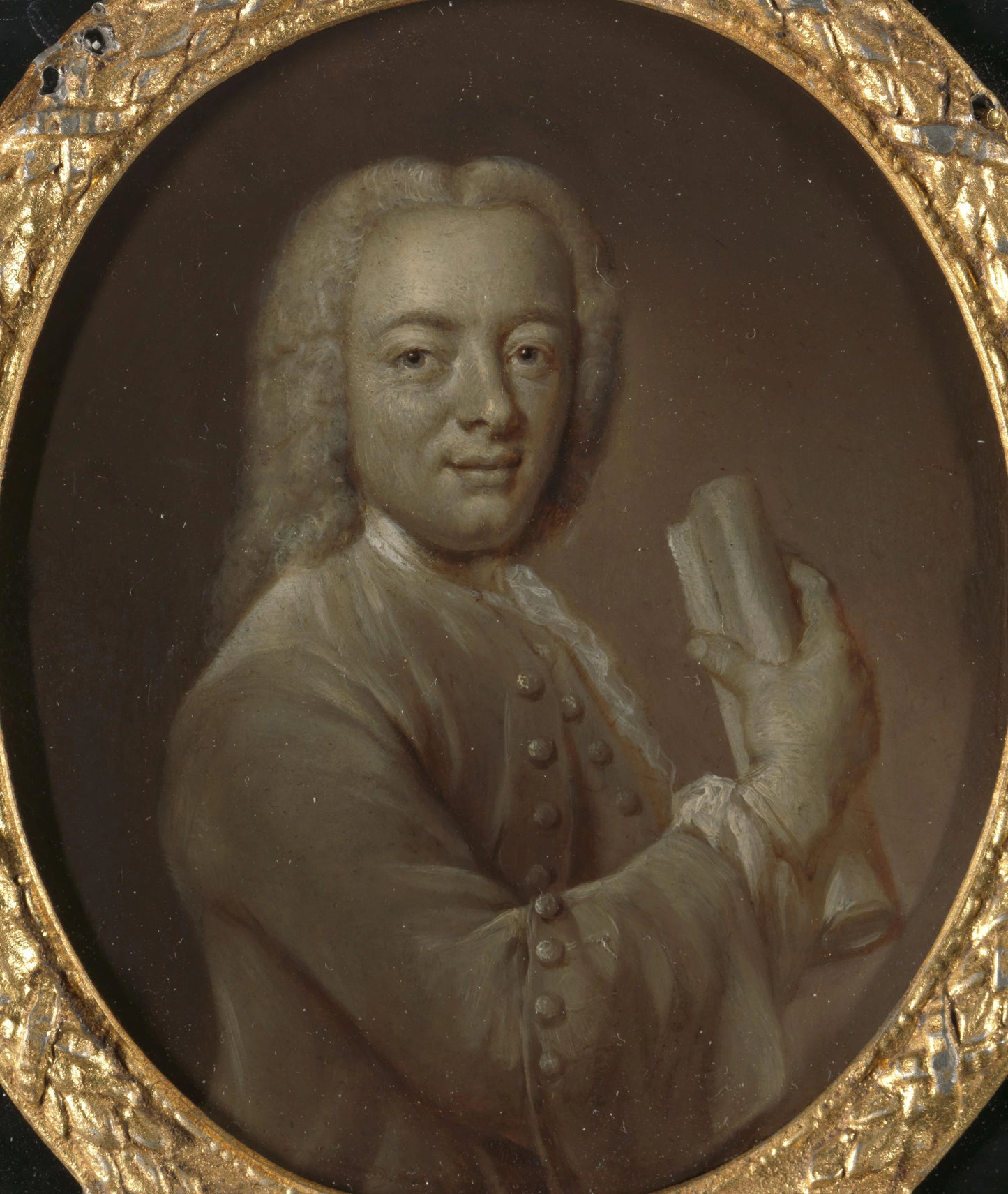 Portrait of Bernardus de Bosch I, Poet and Art Patron in Amsterdam – Jan Maurits Quinkhard Vintage Portrait Art Print | Wall Art Poster