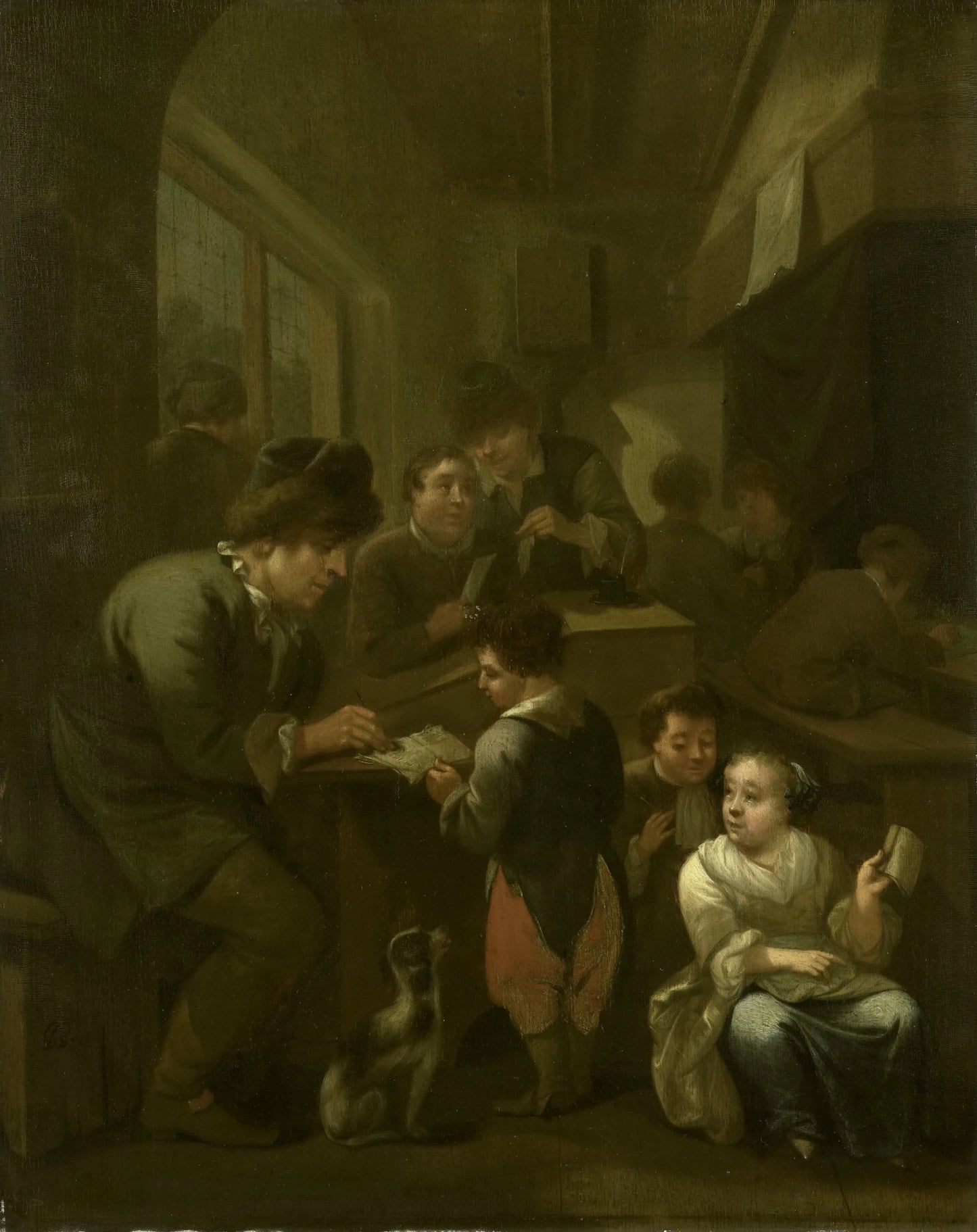 The schoolmaster – Bernardus van Schijndel Vintage Art Print | Wall Art Poster