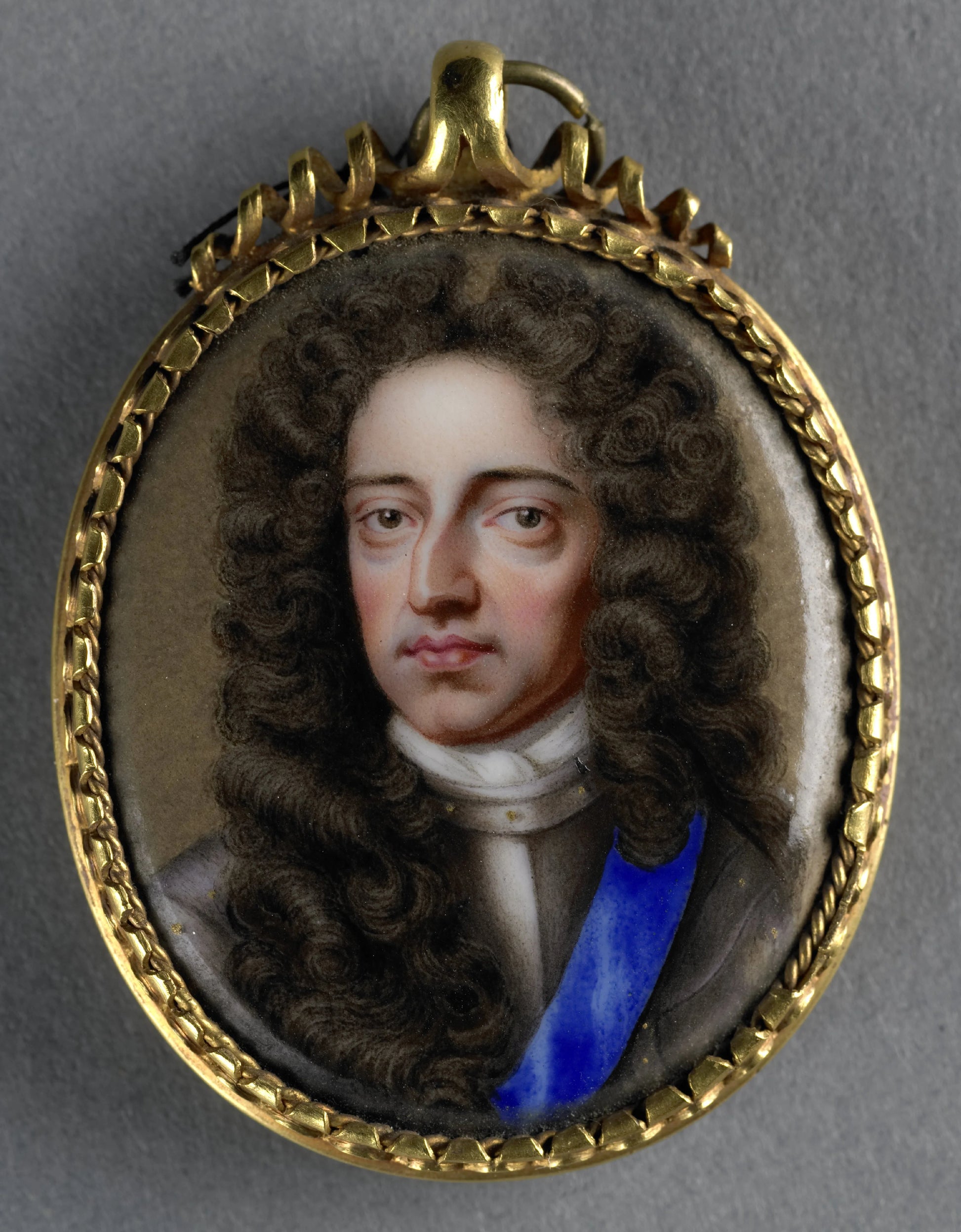 Portrait of William III (1650-1702), prince of Orange. From 1689 on king of England – attributed to Charles Boit Vintage Portrait Art Print | Wall Art Poster